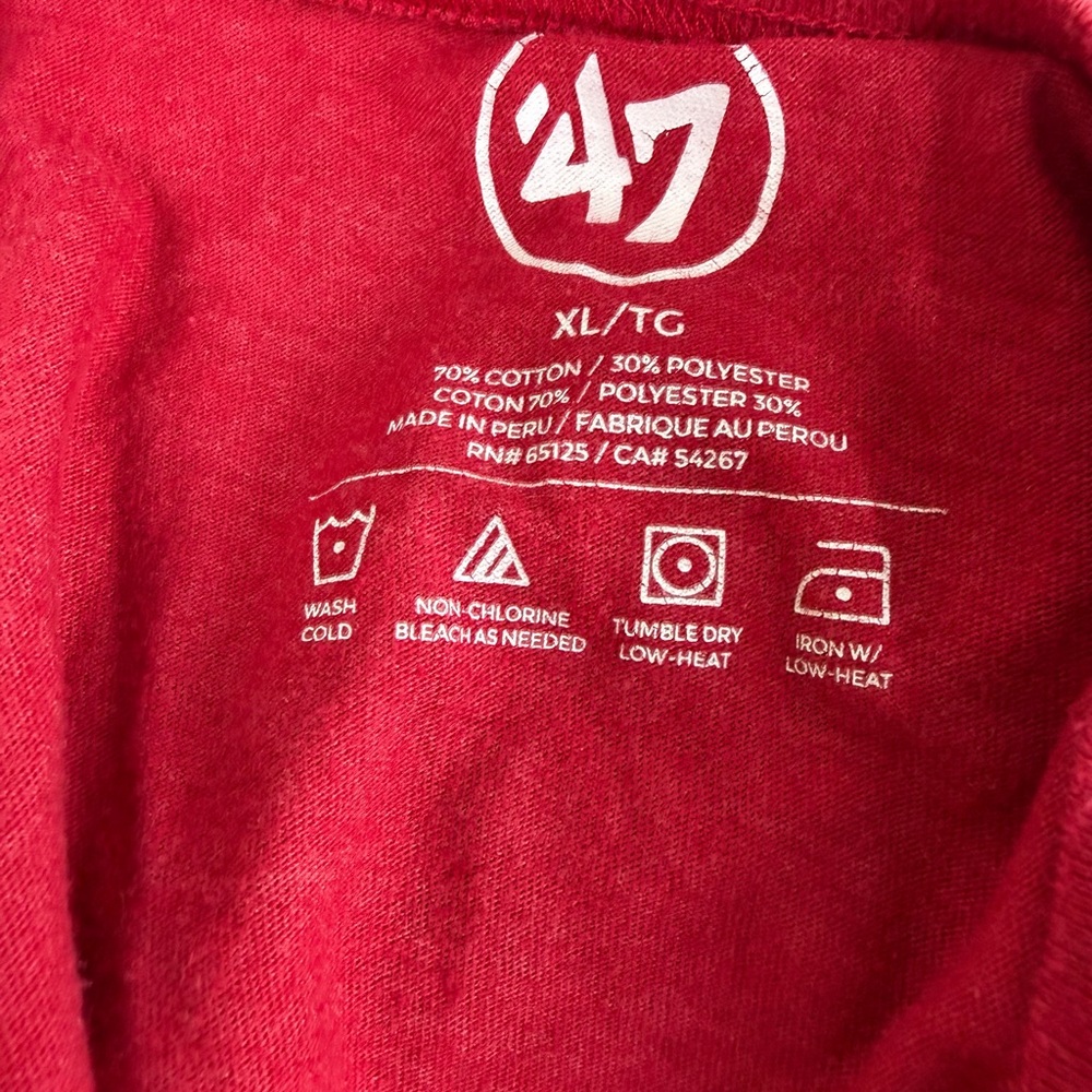 Philadelphia Phillies47 Brand Red Short Sleeve Tee - Picture 6 of 6